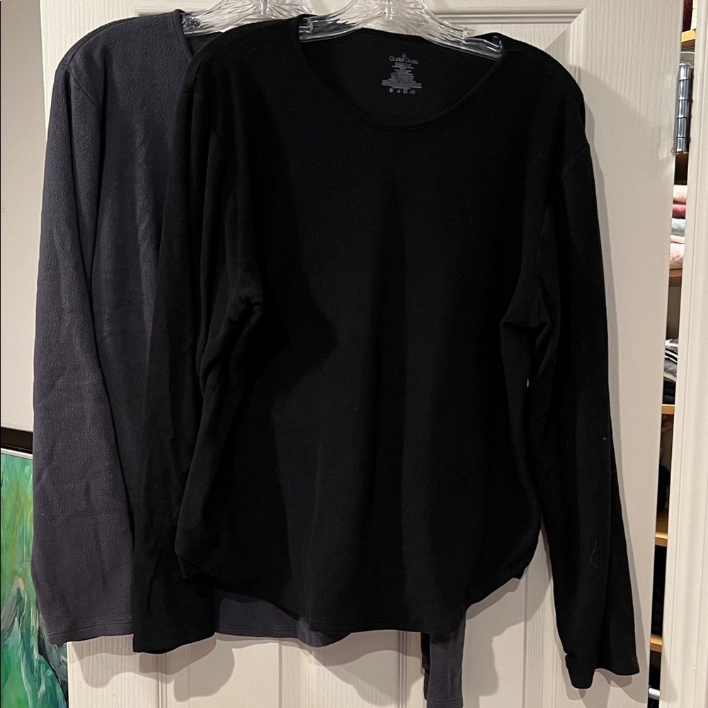 Set of 2 Microfleece Tops